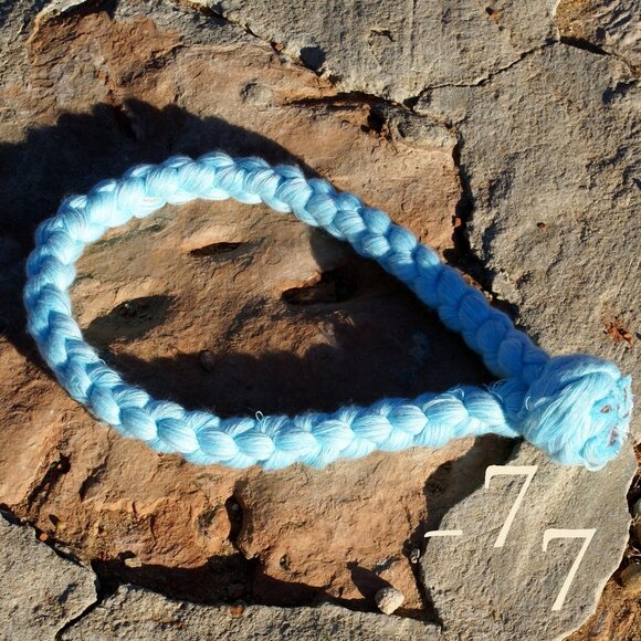 Colorful Soft Cotton Rope 4-Plait Braided Bosal for Loping/Breaking Hackamore - Picture 1 of 2